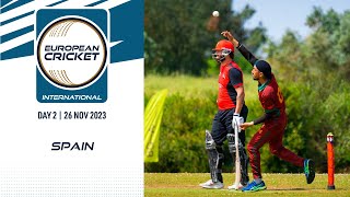 🔴 ECI Spain 2023  Day 2  T10 Live International Cricket  European Cricket [upl. by Horacio907]