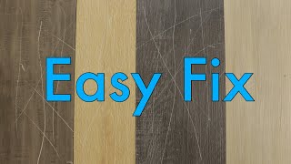 How To Fix Scratches in Vinyl Plank Hardwood and Laminate Floors [upl. by Liborio]