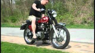 Matchless G15CS running [upl. by Yekim87]