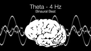 Supercharge Theta Binaural Beat  4Hz 1h Pure [upl. by Reivaxe]