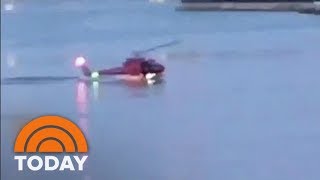 Helicopter Crash That Killed 5 In NYC Caught On Camera  TODAY [upl. by Lewendal]