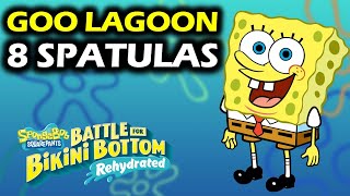 Goo Lagoon All Golden Spatula Locations  Spongebob Rehydrated Collectibles Guide amp Walkthrough [upl. by Sherwynd674]