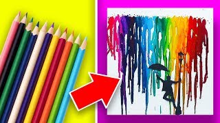 17 Easy Art Projects Anyone Can Make [upl. by Annahsat]