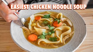 30 Minute Homemade Chicken Noodle Soup [upl. by Theurich341]