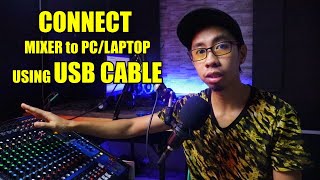 How to Connect USB Mixer to PCLaptop for RecordingStreaming  Audio Interface Setup [upl. by Eenitsed349]