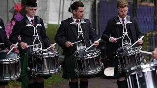 2018 Pipe Band Drumming Champions SLOT led by Stephen Creighton [upl. by Zeralda]