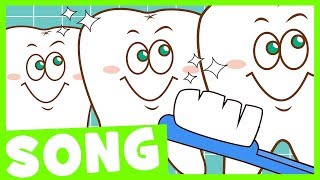 Brush Your Teeth Song  Simple Nursery Rhyme for Kids [upl. by Modern]