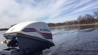 Evinrude 4hp outboard motor [upl. by Ayad]