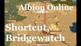 Albion Online  Caerleon to Bridgewatch fast almost safely [upl. by Dulcea676]