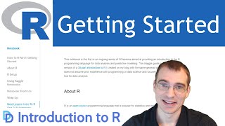 Introduction to R Getting Started [upl. by Aracahs]