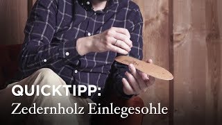 Quicktipp Einlegesohle gegen Schweißfüße [upl. by Eatnoj695]