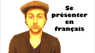 Se présenter en français A0 [upl. by Hawthorn784]