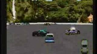 Destruction Derby Playstation Gameplay [upl. by Nrol]