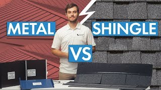 Metal Roofing Vs Shingle Roofing [upl. by Ewer]