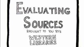 Evaluating Sources [upl. by Anelys]