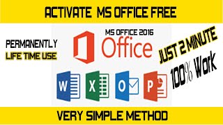 Microsoft Office 2016 Activation Tutorial [upl. by Arymas]