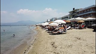 Perea Beach Thessaloniki Greece July 2021 [upl. by Einrae]