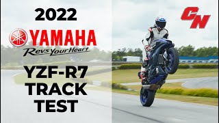 The 2022 Yamaha YZFR7 is Here Is it Worthy of The Name  Cycle News First Ride [upl. by Tasiana684]