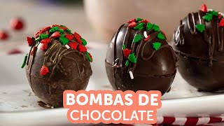 Cómo hacer bombas de chocolate caseras  Kiwilimón [upl. by Cuthbert691]