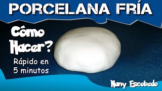 PORCELANA FRÍA FÁCIL Y RÁPIDO EN 5 MINUTOS [upl. by Vashtee]