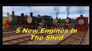 5 New Engines in The Shed Trainz Remake [upl. by Adnylam]