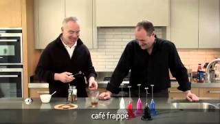 How to make a frappé coffee using an aerolatte milk frother [upl. by Clem]