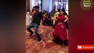 Niveda Thomas Crazy dance with her brother at Family Function [upl. by Einafets564]