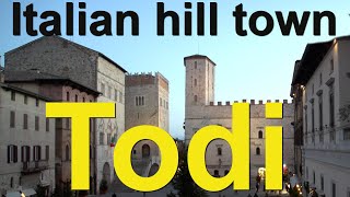 Todi an Italian hill town in Umbria [upl. by Legra10]