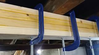 Building a Glulam Beam in Place  Termite Repair [upl. by Alaecim]