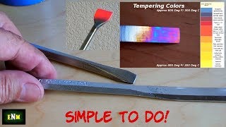 How To Heat Treat  Temper Hand Tools amp More [upl. by Llenol138]