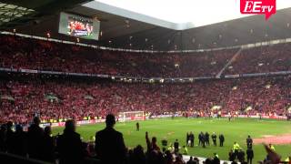 Dons fans sing Northern Lights of Old Aberdeen at Scottish League Cup final [upl. by Shiroma127]