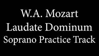 Soprano choir Demo  Laudate Dominum  Mozart [upl. by Enomar]