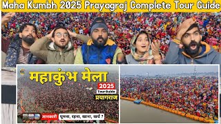 Reaction On Maha Kumbh 2025  Prayagraj Complete Tour Guide  Tent City Food Hotel Tourist Places [upl. by Mitch]