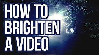 How to Brighten a Video Using VSDC Free Video Editor [upl. by Cave141]