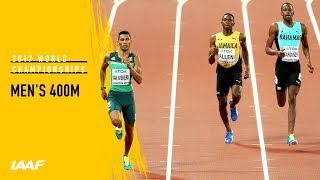 Mens 400m Final  IAAF World Championships London 2017 [upl. by Eddy]