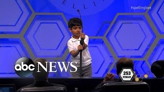 Spelling Bee  6YearOld Kid Makes History at National Spelling Bee [upl. by Charline]