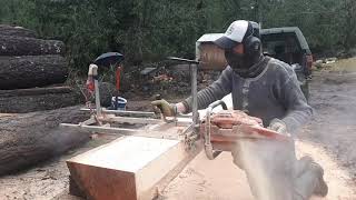 Chainsaw Milling  Start to Finish [upl. by Asenev]