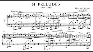 Scriabin 24 Preludes Op11 Lettberg Stanev [upl. by Gorden826]