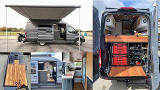 Ford Transit Camper Van Tour [upl. by Notgnillew]