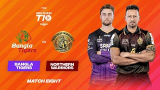 Match 8 HIGHLIGHTS  Bangla Tigers vs Northern Warriors  Day 3  Abu Dhabi T10 Season 5 [upl. by Meeki706]