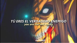 Shingeki no Kyojin The Final Season Opening Full  My War 「Boku no Sensou」Sub EspañolLyrics [upl. by Fatma]