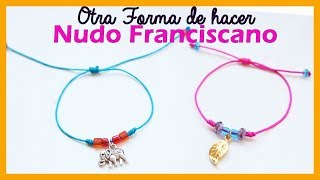 PULSERAS de HILO FACIL con  3 NUDOS FRANCISCANOS 😱 [upl. by Harlan]