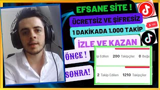 1 DAKİKADA 1000 TİKTOK TAKİPÇİ ARTTIRMA  ÜCRETSİZ ŞİFRESİZ TİKTOK TAKİPÇİ HİLESİ [upl. by Chapin]