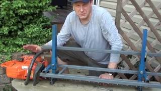 How to use a Chainsaw Mill [upl. by Saba]