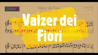 Valzer dei Fiori Tchaikovsky  Spartito gratis per pianoforte [upl. by Guimond]