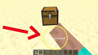 Minecraft  How To Lock A Chest NO MODS [upl. by Esej]