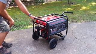 Harbor Freight Predator 4000 Generator  First Start Up [upl. by Luciano]