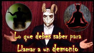 COMO LLAMAR A UN DEMONIO CORRECTAMENTE  EL EMISARIO DE LUZBEL [upl. by Diley702]