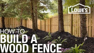 How to Build a Wood Fence [upl. by Andris]