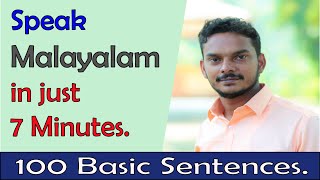 How to Speak Malayalam in just 7 minutes Summary of my previous video [upl. by Wilie]